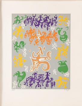 Folder with graphic prints by various artists "Les Hypergraphies".