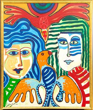 Benno Arzt, oil on canvas signed and dated 2000.