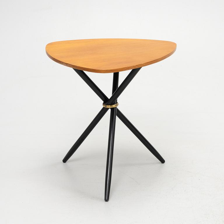 A teak veneered Swedish Modern table, mid 20th Century.