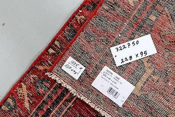 A carpet, Persian, Vintage Design, ca 287 x 98 cm.