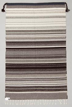 A Raanu 'Polar night' textile from Lapland designed by Elsa Montell-Saanio. Circa 214x133 cm.