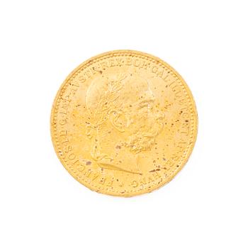 Gold coin, Austria-Hungary, 20 Corona, 1894.