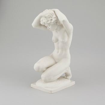 A porcelain figurine by Karl Tutter for Hutschenreuther, around the mid 20th century.