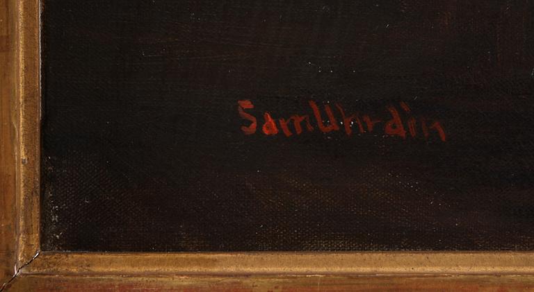 SAM UHRDIN, olja på duk, sign o dat 1955.