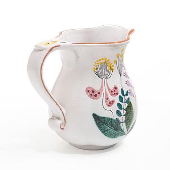 Stig Lindberg, Four faience service pieces, Gustavsberg Studio.