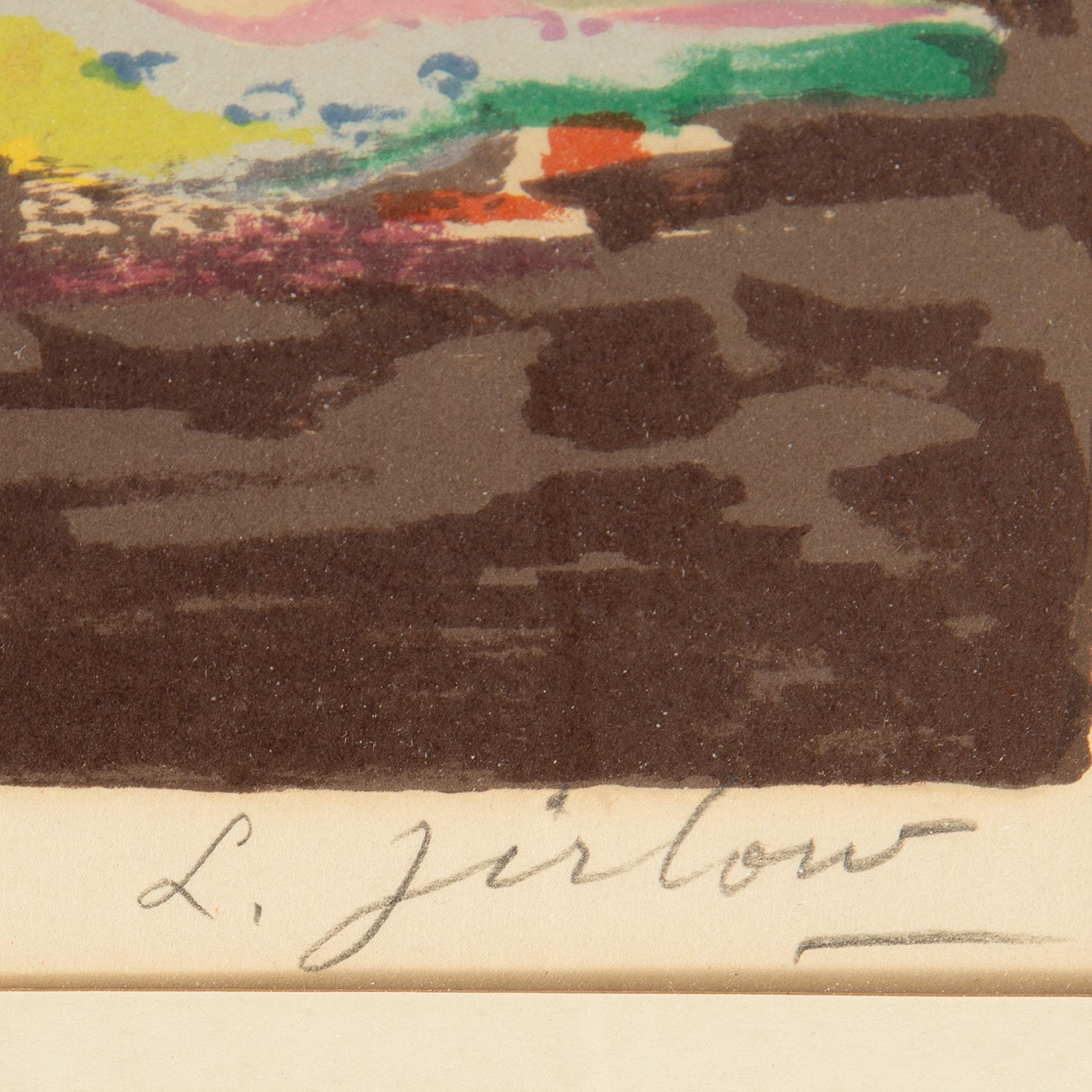 Lennart Jirlow, lithograph in colors, signed and numbured 299/310.