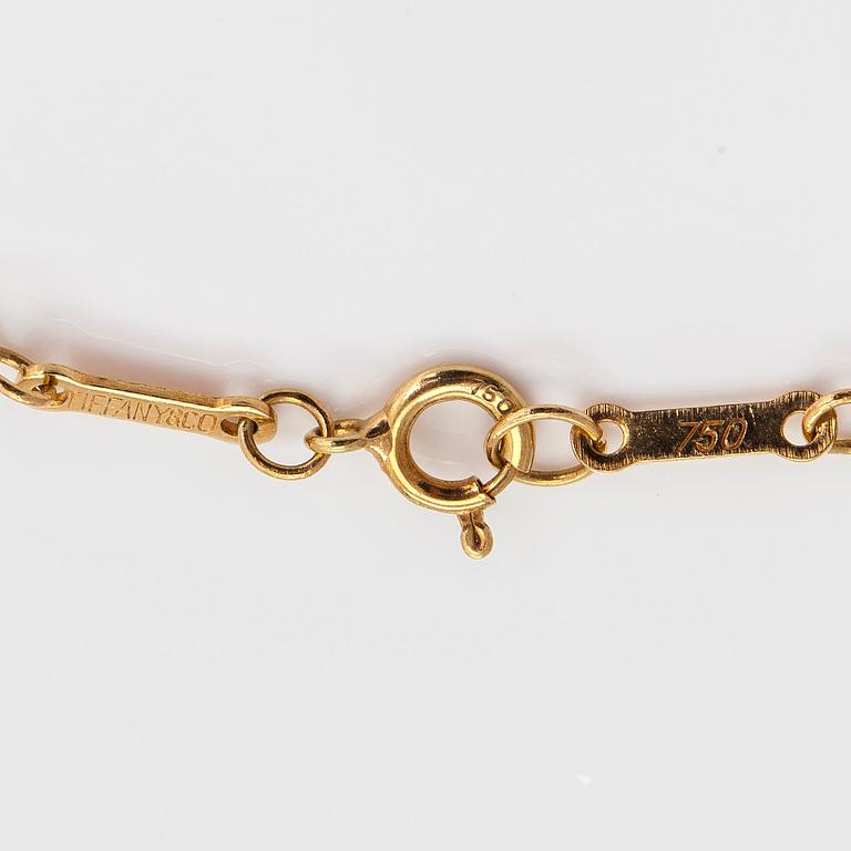 Tiffany & Co, Elsa Peretti, halsband, "Open Heart", 18K guld.