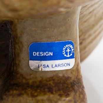 Lisa Larson, a set of three stoneware figurines, Gustavsberg.