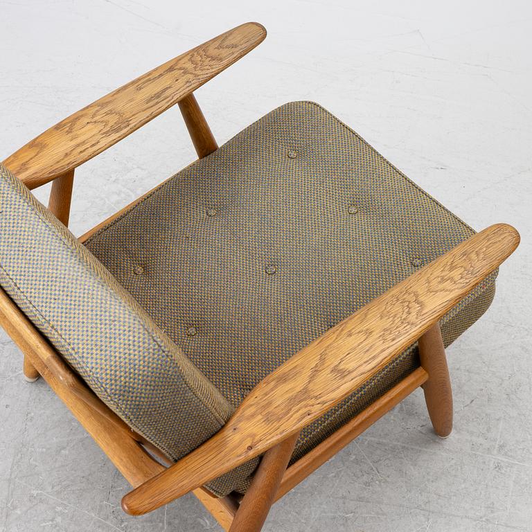 Hans J. Wegner, fåtölj, "GE 240" "Cigarren", Danmark, 1900-talets andra hälft.