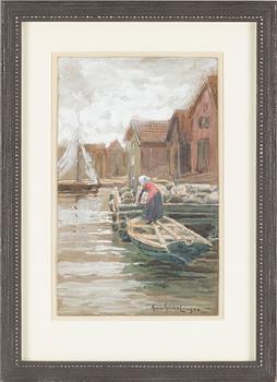 ANNA GARDELL-ERICSON, watercolour, signed.