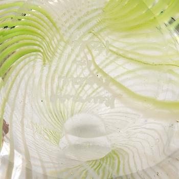 A signed Murano glas vase later part of the 20th century.