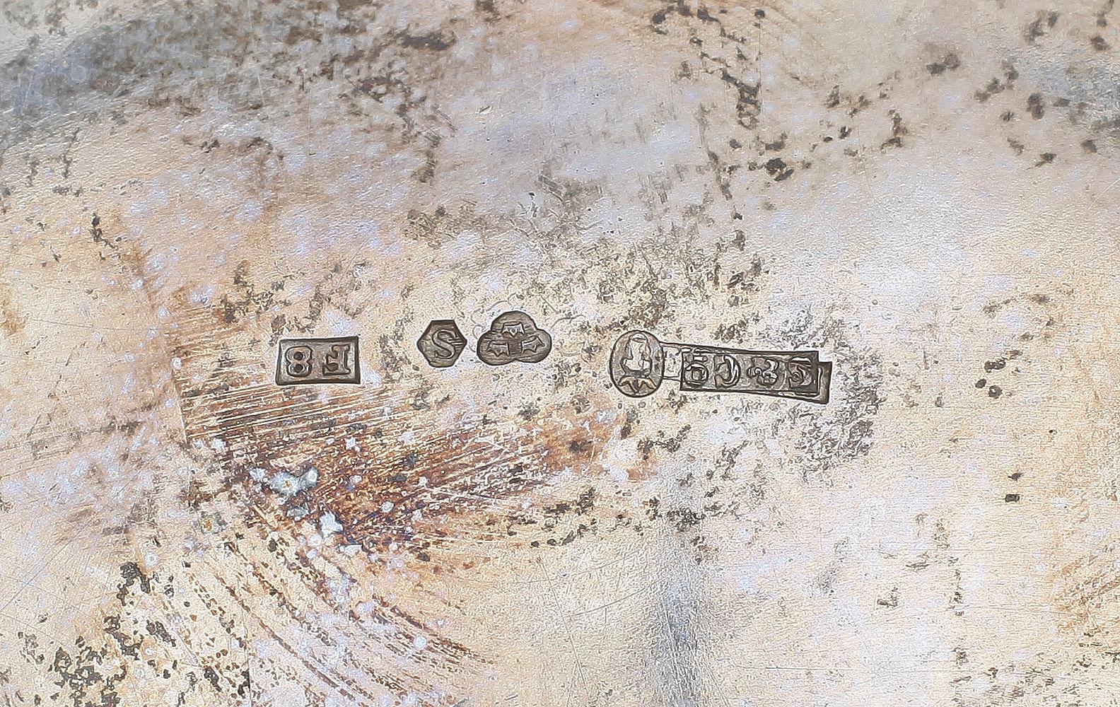 PARTI SILVER, 4 delar, bl.a KG Markströms Guldsmeds AB, 1938. Tot vikt ca 645.