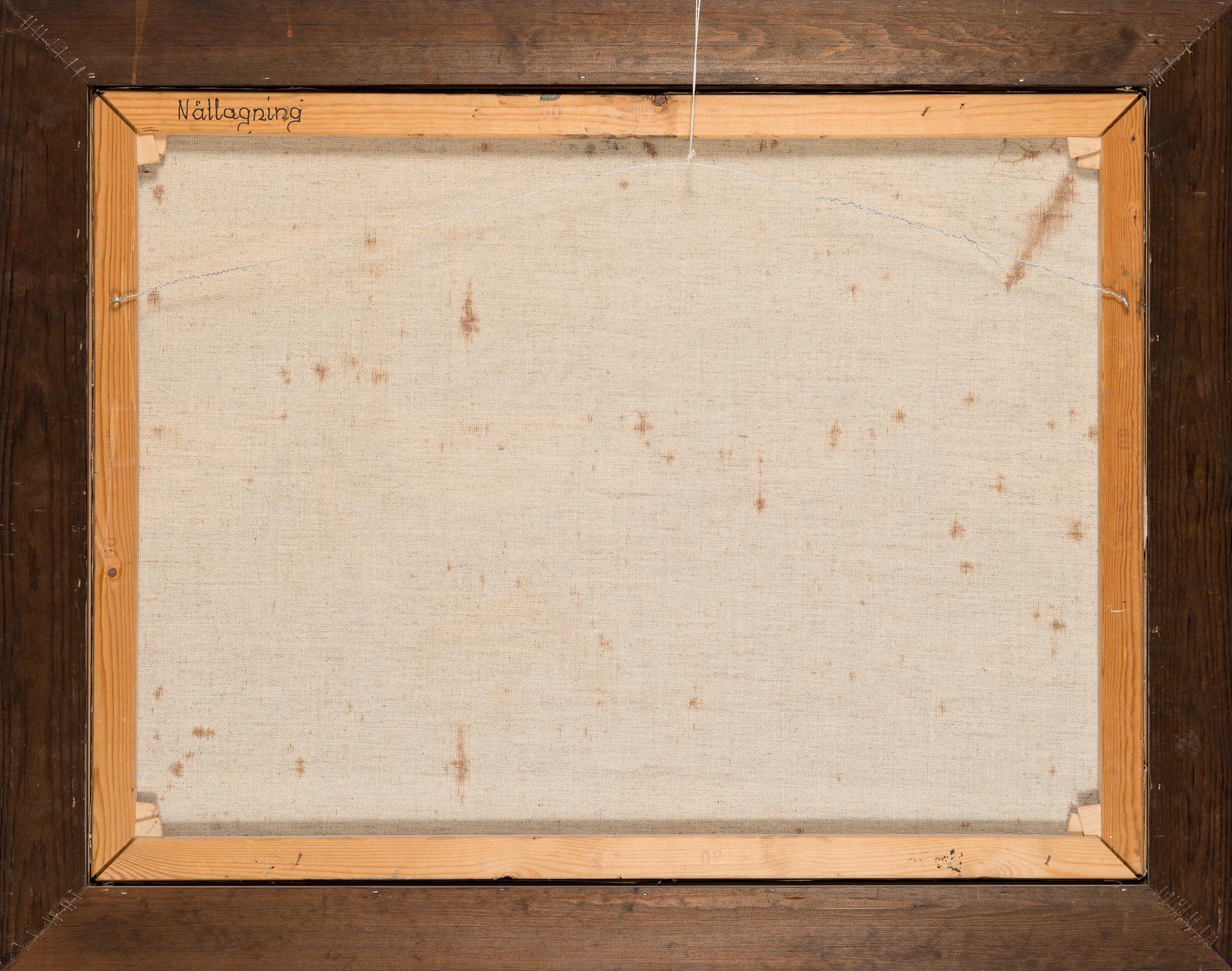 BORIS NINEMAE, oil on canvas, signed.