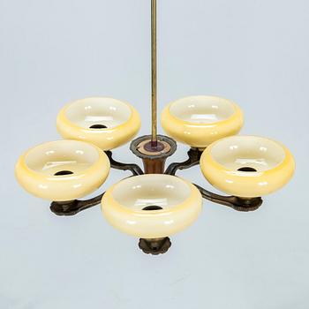 Paavo Tynell, taklampa, modell 1376/5, Taito 1930-tal.