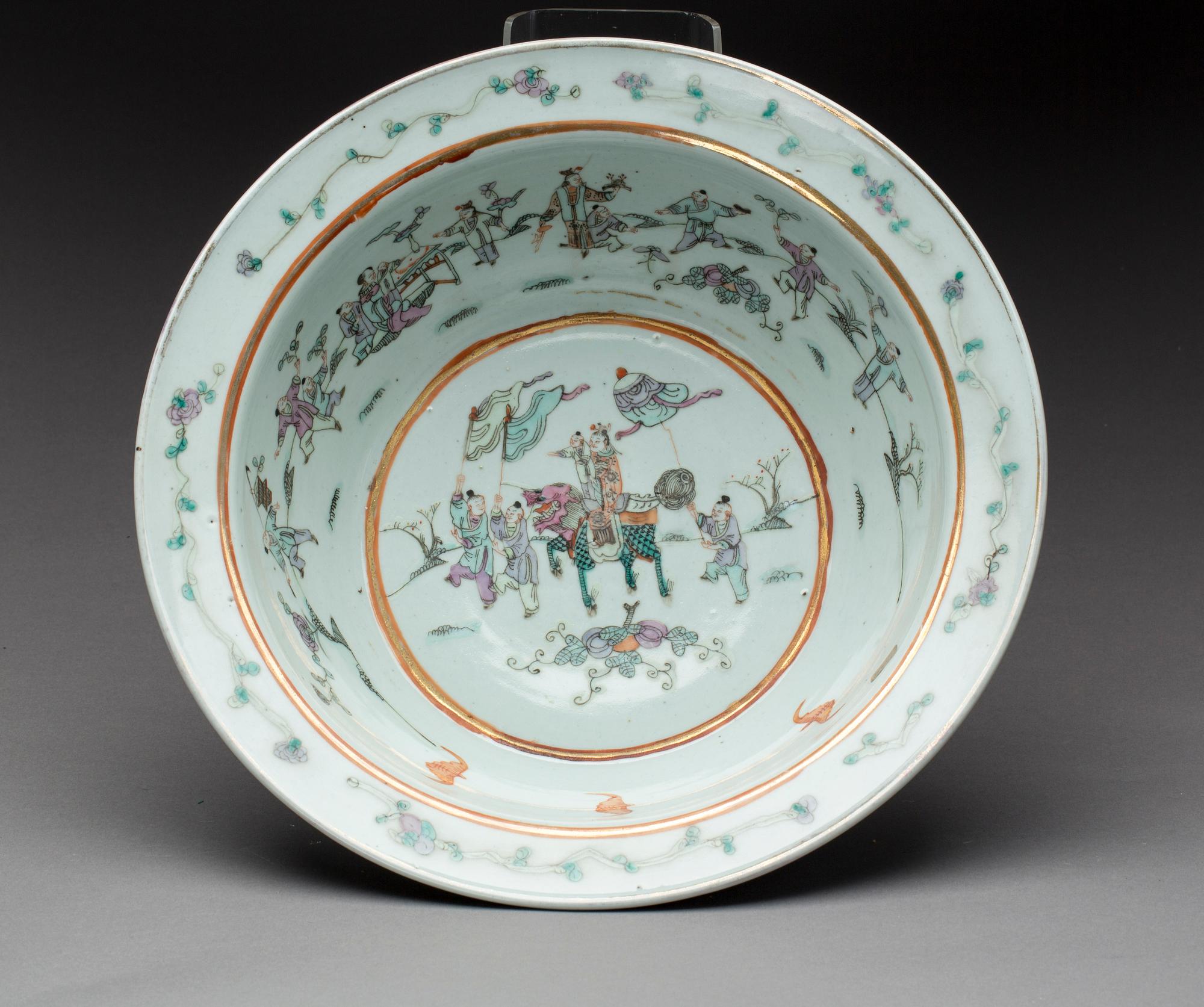 SKÅL, Kina, 1800-tal, porslin.