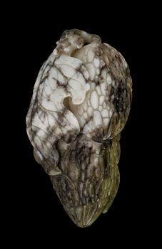 SKULPTUR, nefrit, jade, 1900-tal.