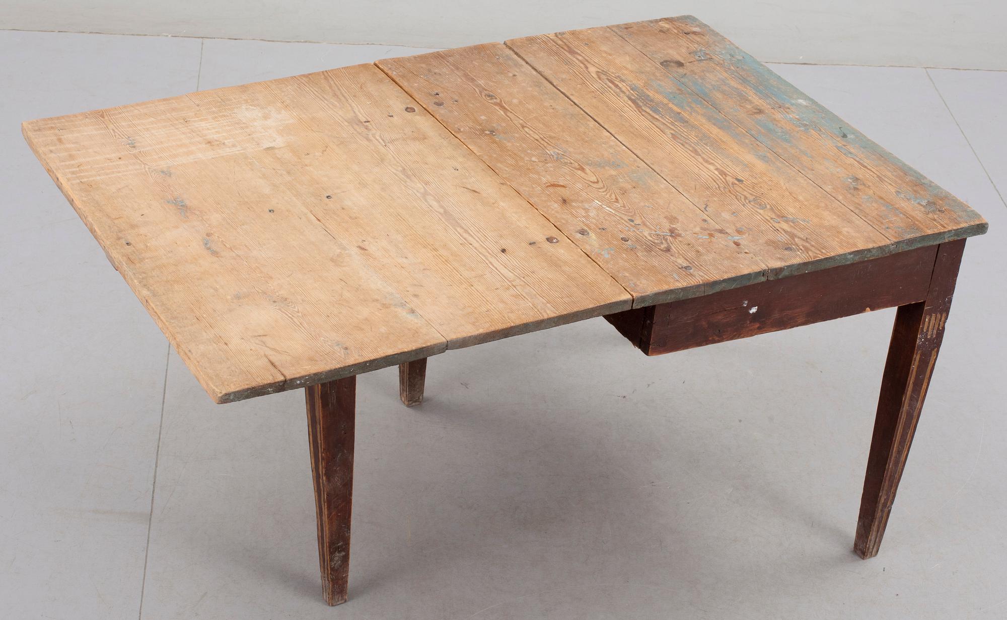 KLAFFBORD, allmoge, 1800-tal.
