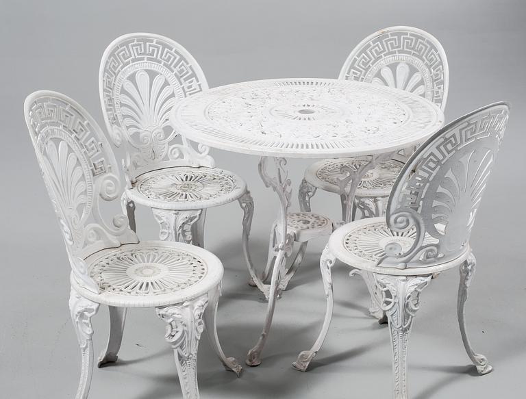 TRÄDGÅRDSGRUPP, 5 delar, 1900-talets andra hälft.