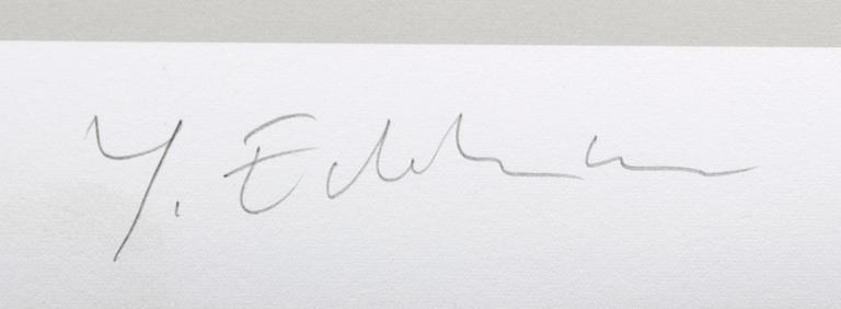 Yrjö Edelmann, a signed and numbered color lithograph.