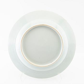 Plate China 18th century porcelain.