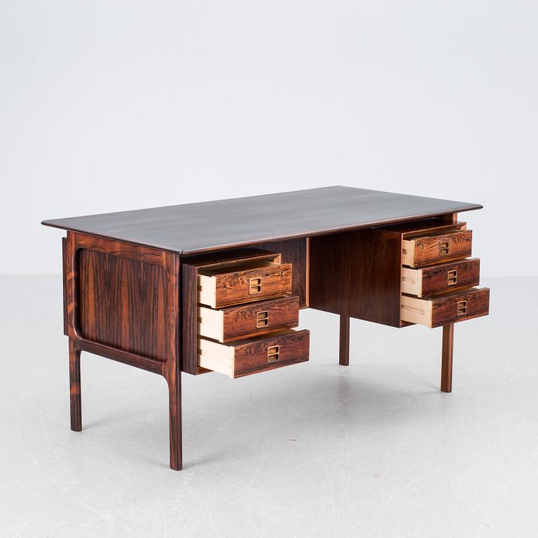 SKRIVBORD, möjligen Arne Vodder, Danmark. 1960-tal. CITES-intyg.