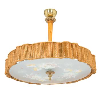 Gunnel Nyman, a mid-20th-century '20317' ceiling light for Idman / Kauklahden Lasitehdas.