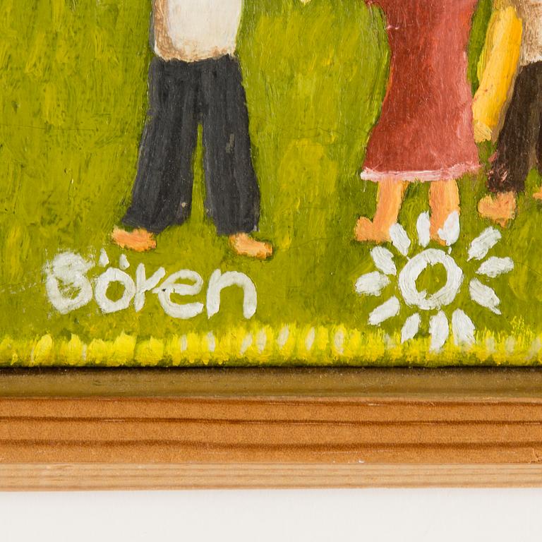 SÖREN BRYNIELSSON, 2 oil on canvas, signed, one dated 1980 on verso.