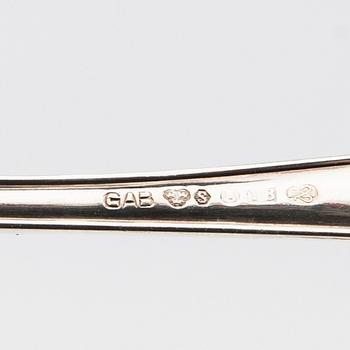 Bestick, silver, modell "Vasa" 75 dlr, 1940/50-tal.