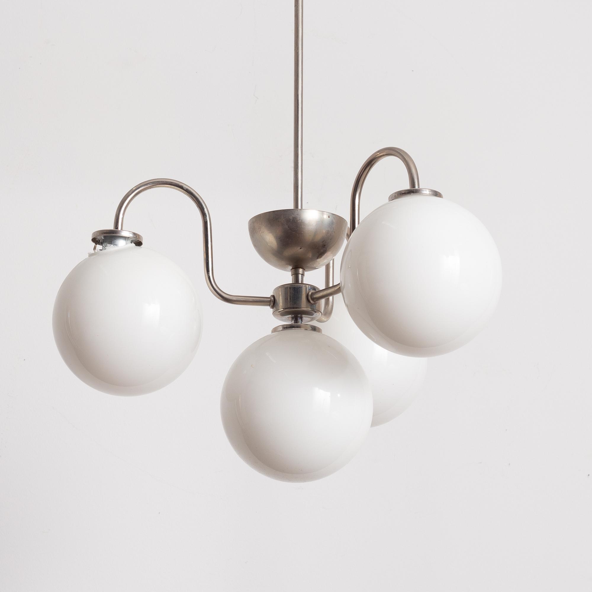 Ceiling lamp, 1940s.