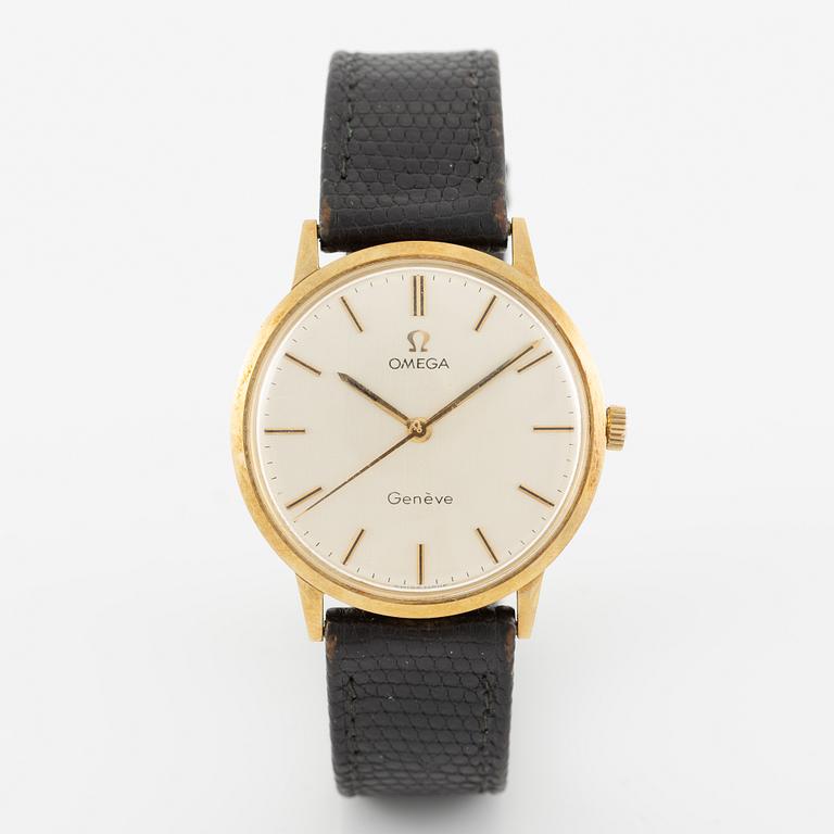 Omega, Genève, wristwatch, 33 mm.