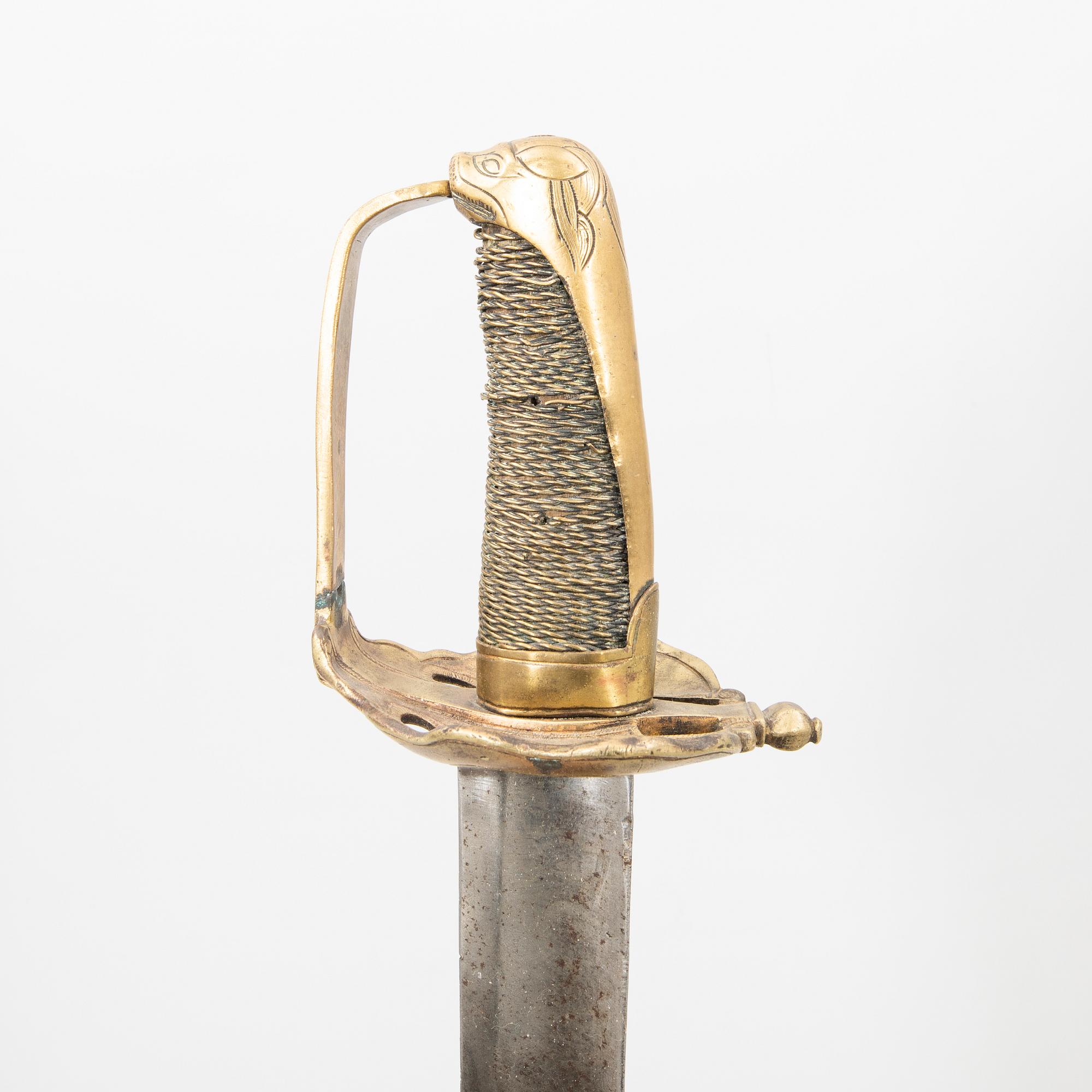 A Danish sabre, 18th/19th century.