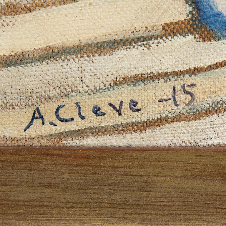 AGNES CLEVE, Signed A Cleve and dated - 15, oil on canvas.