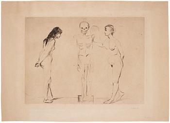 Edvard Munch, "The Women and the Skeleton".