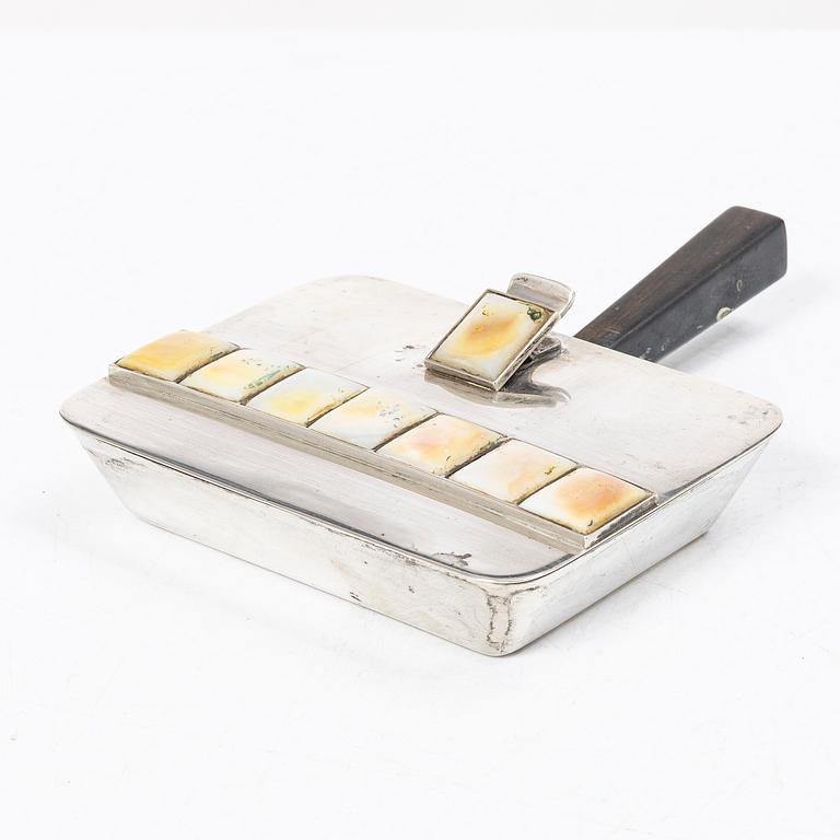 Åke Strömdahl, Ashtray, sterling silver, Hugo Strömdahl, Stockholm 1951.