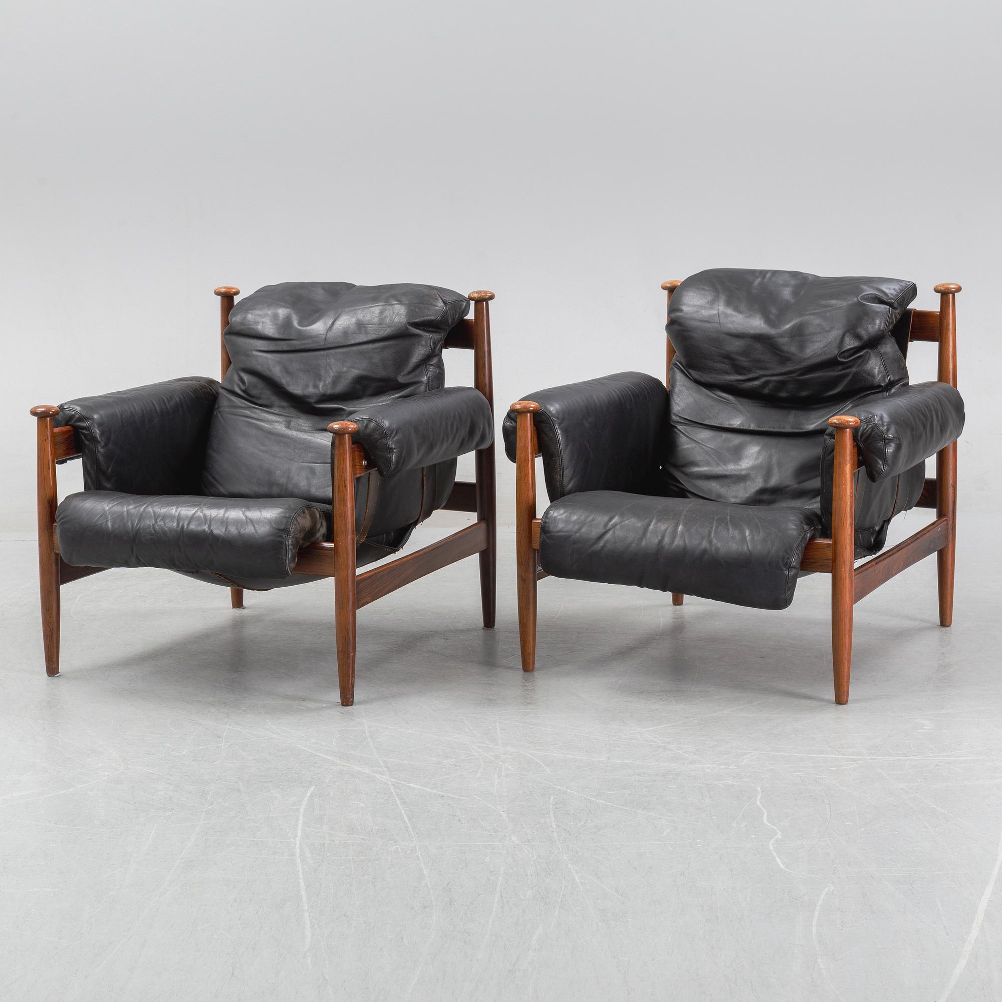 Ire Mobler製 Eric Merthen オットマン ローズウッド Lounge Chair by