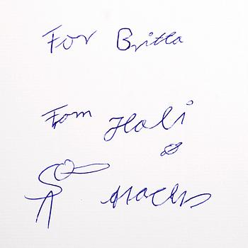 FOTOBÖCKER, 7 st, Gunter Sachs och en Alexander Sachs, 5 st med signering och dedikation.