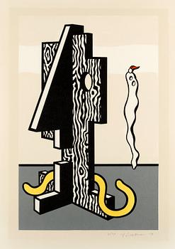 Roy Lichtenstein, "Figures", from "Surrealist series".