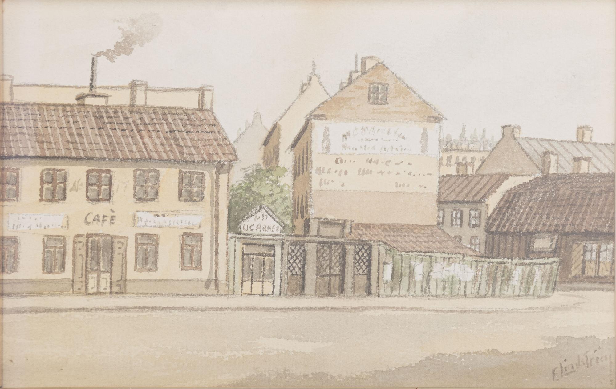 Frans Lindström, Stockholm motifs, 7 pcs.