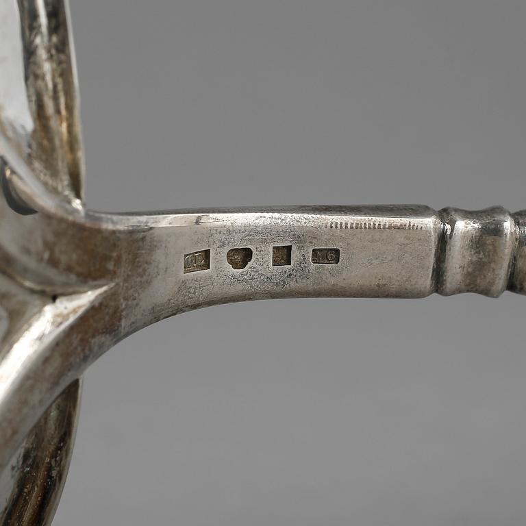 SOPPSLEV, silver med träskaft, svenska stämplar, 1901.