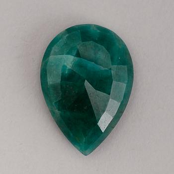 SMARAGD, ca 37,9 ct, ca 7,59 gram.