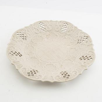 Fat Staffordshire England 1700-talets andra hälft saltglaserat stengods.