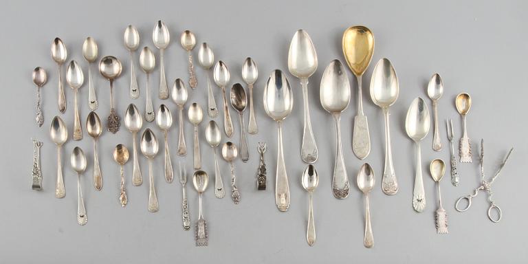 PARTI SILVER, 41 delar, 1900-tal. Vikt 796 g.