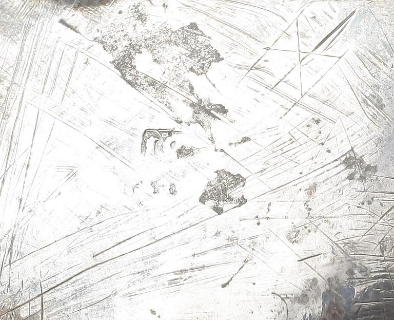 BÄGARE, silver, troligen barock, 1700-tal. Vikt ca 80g.