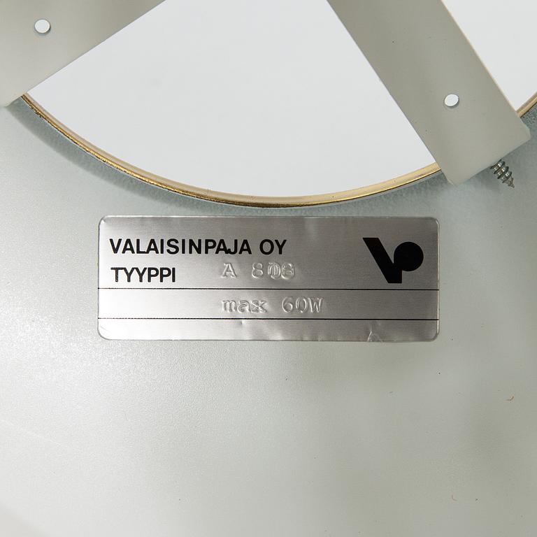 Alvar Aalto, lattiavalaisin, malli A808, Valaisinpaja.