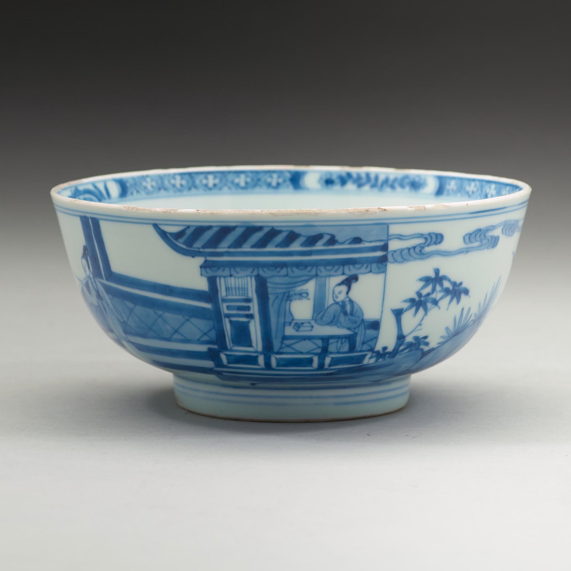 SKÅL, porslin. Qing dynastin, 1700-tal, med Yongzheng sex karaktärers märke.