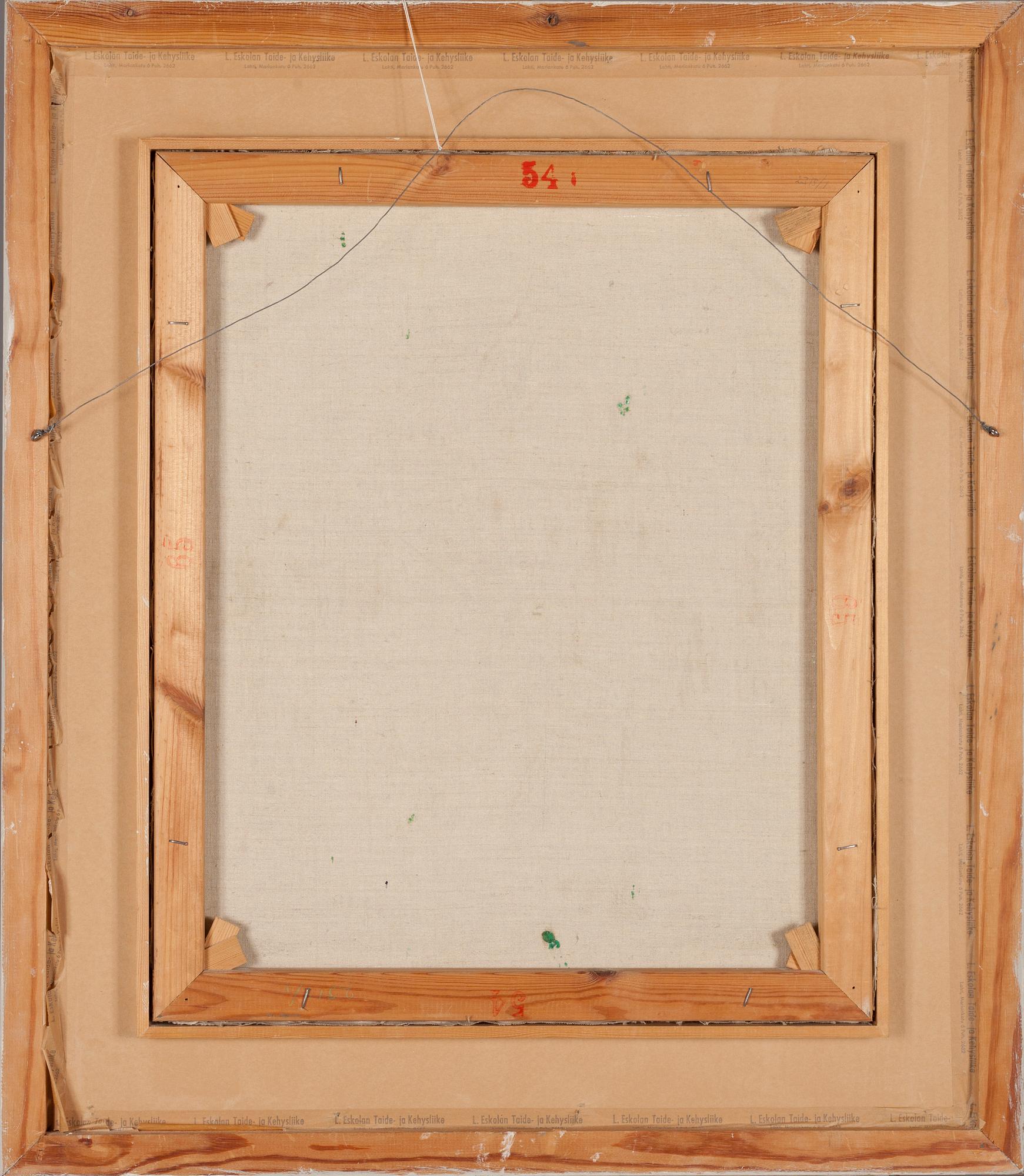 Olavi Laine, oil on canvas, signed and dated -57.