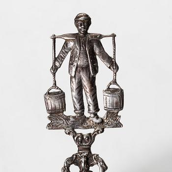 SKED, silver, Schoonhoven, Holland. Svenska kontrollstämplar, 1900-talets första hälft. Vikt 76,5 g.