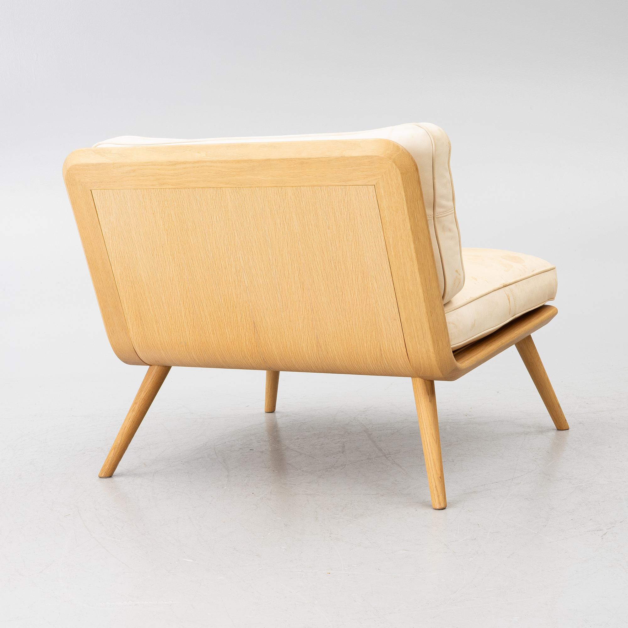 Signe Bindslev Henriksen & Peter Bundgaard Rützou, Space Copenhagen, armchair “Spine”, Fredericia, 2014.