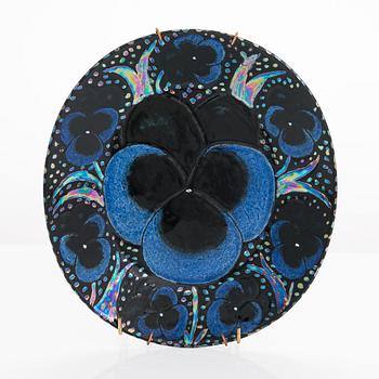 Birger Kaipiainen, koristelautanen, signeerattu Kaipiainen Arabia.