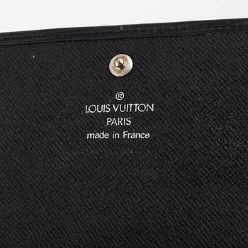 Louis Vuitton, a black epi wallet, 2006.